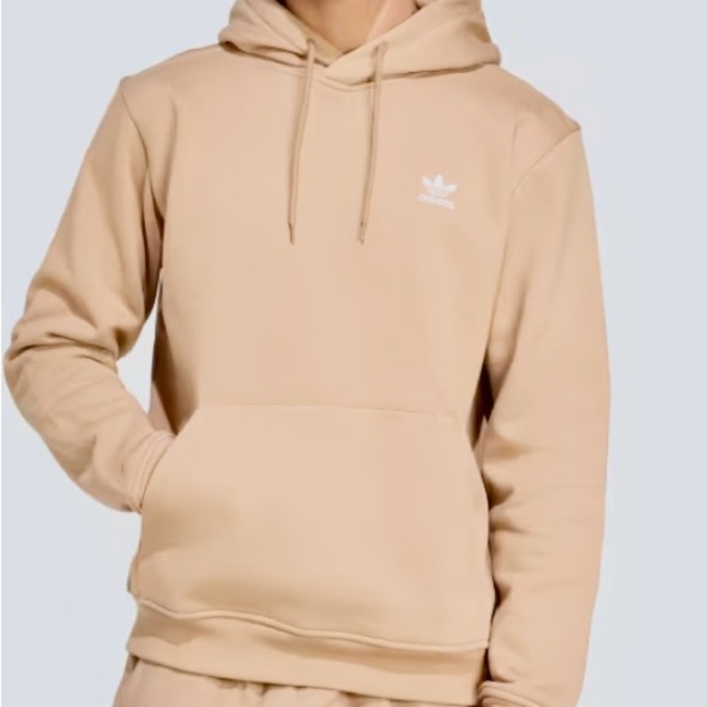 Adidas Beige Hoodie for Men XXL